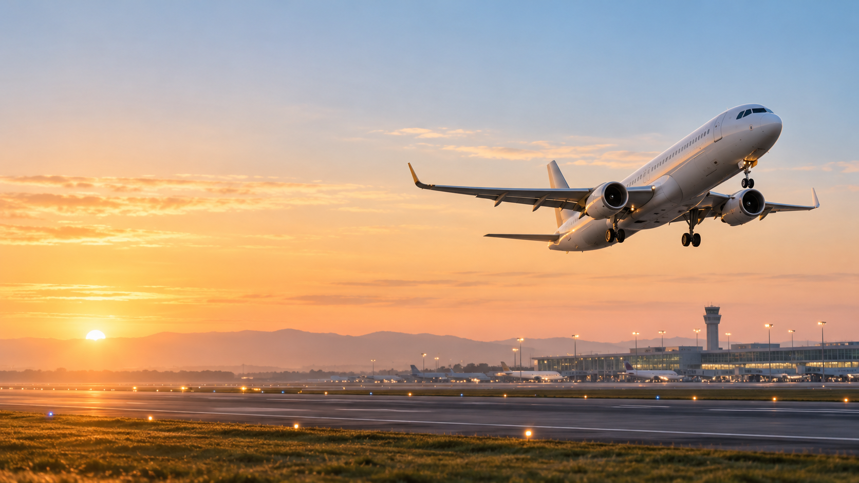 plane taking off